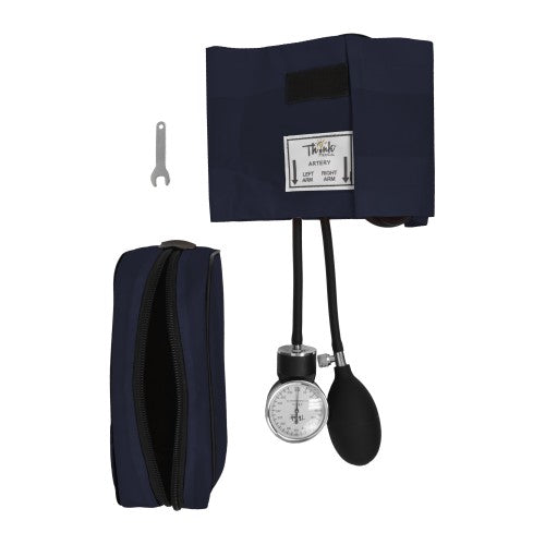 Think Medical Adult Aneroid Sphygmomanometer Navy