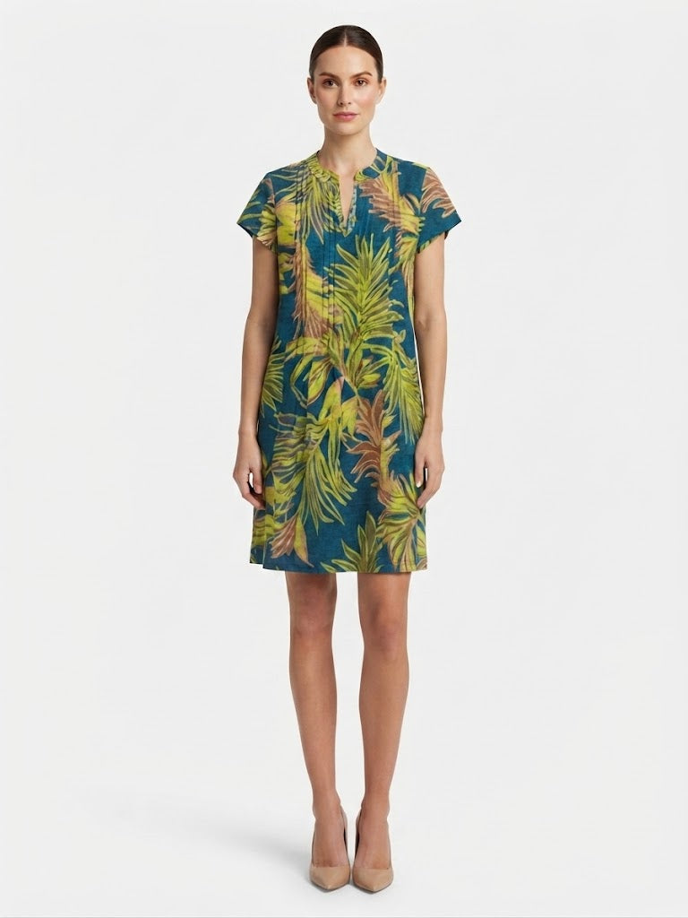 Vestido estampado tropical - Nanette Lepore