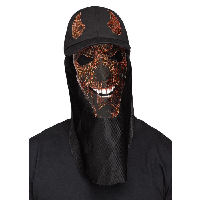 Máscara Gorro de Criatura Diablo Rojo