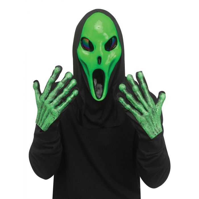 Kit de máscara y guantes de Engendro Alienígena