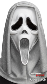 Ghost Face® Máscara de Glitter Plateada