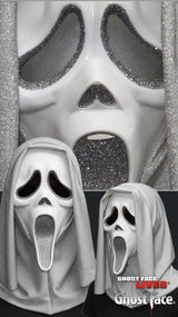 Ghost Face® Máscara de Glitter Plateada