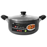 8Qt Non-Stick Sauce Pot w/ Glass Lid