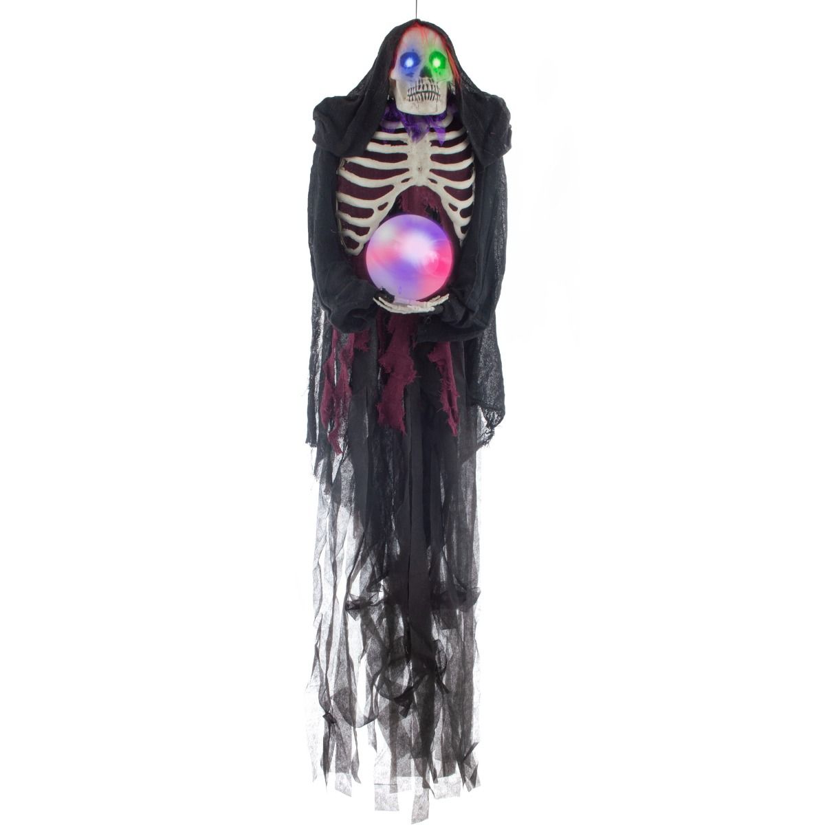 Hanging Skeleton w/Light-63"