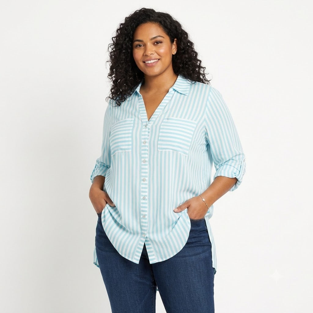 Ruby Rd X Segrnum striped blouse
