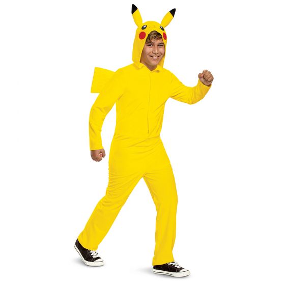 Pikachu Traje de una Pieza con Capucha Clásico