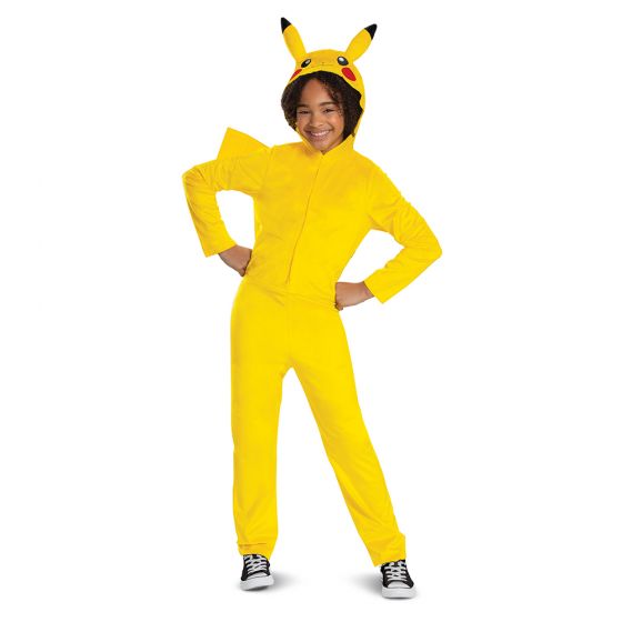 Pikachu Traje de una Pieza con Capucha Clásico