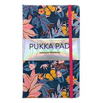 Pukka Bloom Bloc de notas de tapa blanda azul