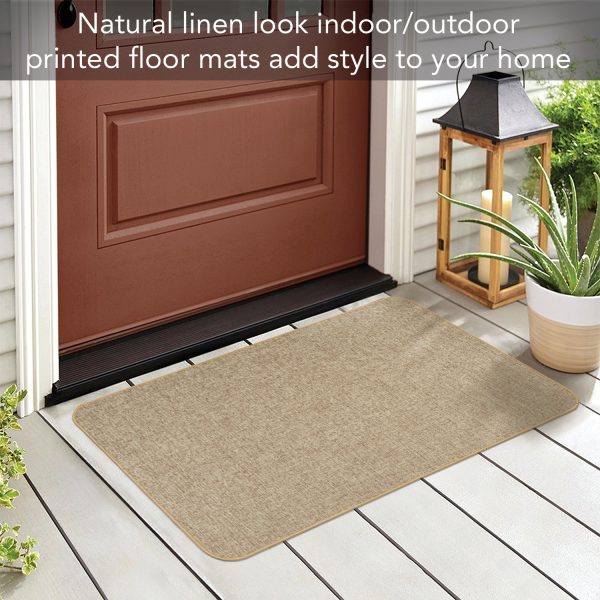 Natural – Alfombrilla de lino