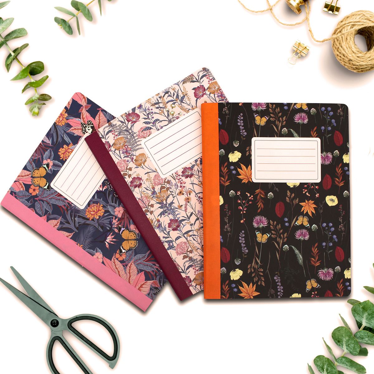 Juego de 3 cuadernos de composición Bloom