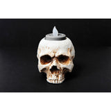 3.5" Portavela con Calavera de Halloween