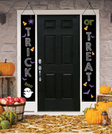 Halloween: Bandera de puerta para el hogar. Dulce o truco