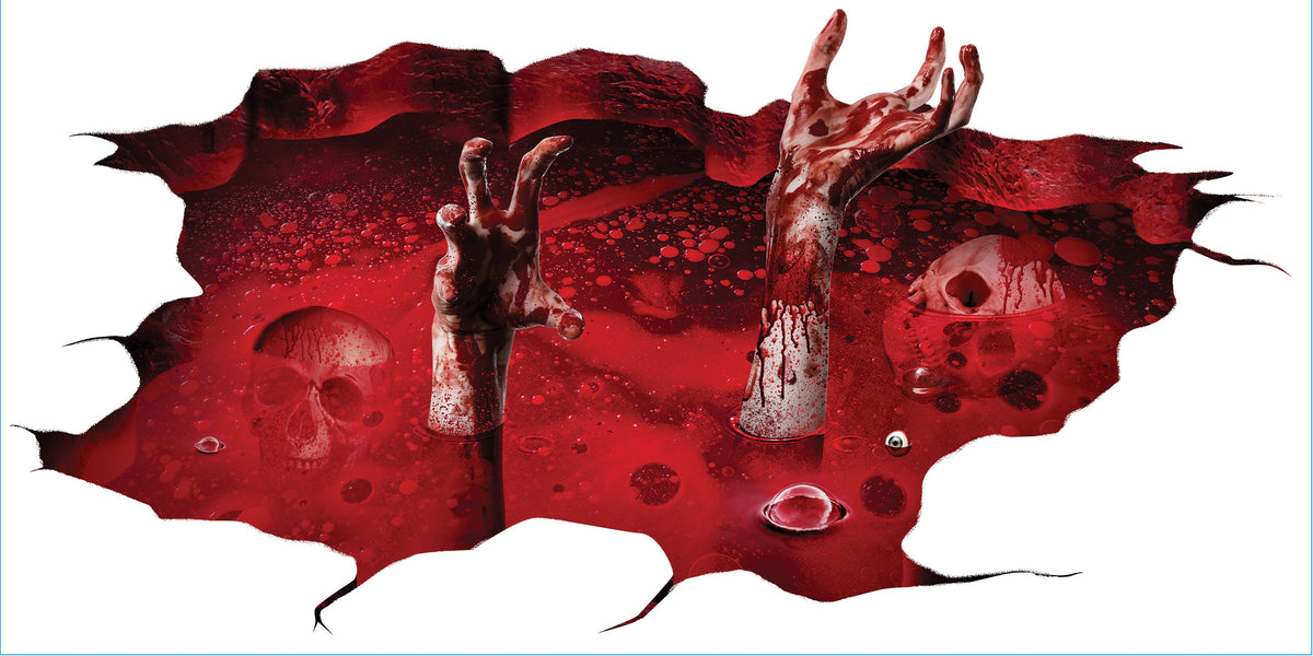 Decoración de suelo fosa sangrienta de los demonios de abajo en 3D
