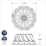 Molde Bundt Pirouette de 10 tazas