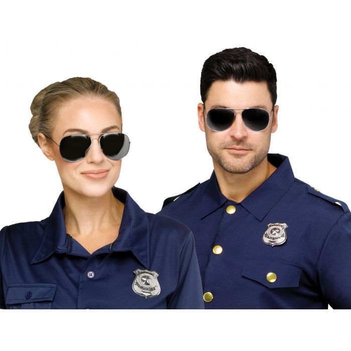 Gafas divertidas de policía