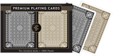 Black & Gold Premium Plastic Playing Cards (Standard Size)