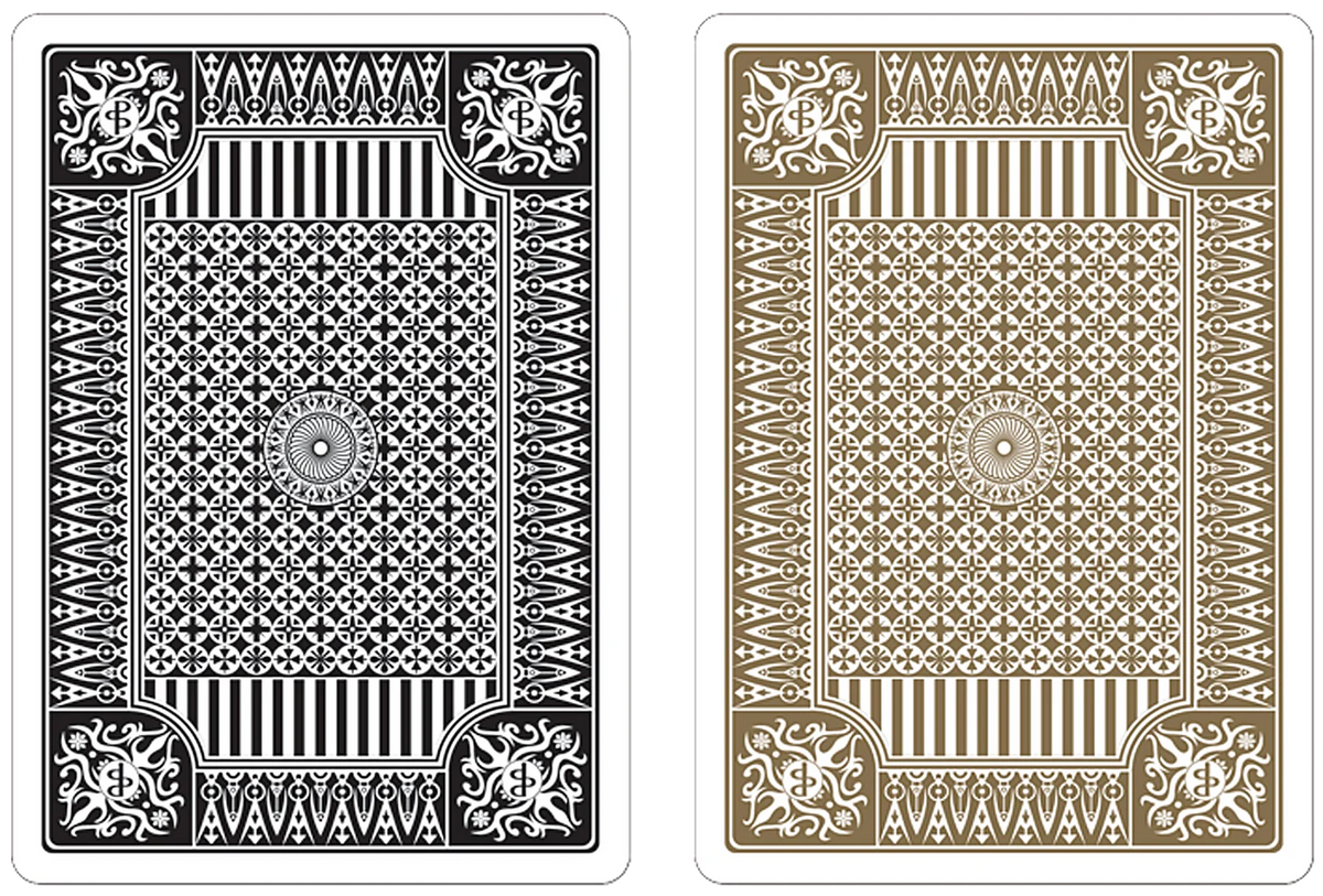 Black & Gold Premium Plastic Playing Cards (Standard Size)