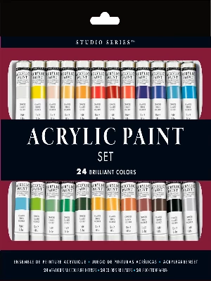Set de pintura acrílica Studio Series (24 colores)