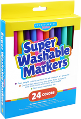 Super Washable Markers (Set of 24 Colors)