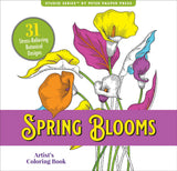 El libro para colorear del artista: Flores de primavera