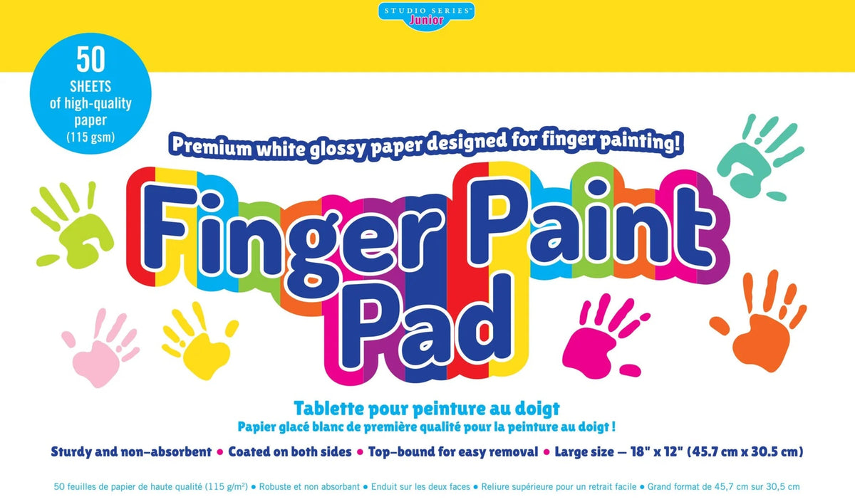 Studio Series Junior Cuaderno de Pintura de Dedos