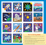Mi primer libro de colorear con pegatinas: El espacio exterior