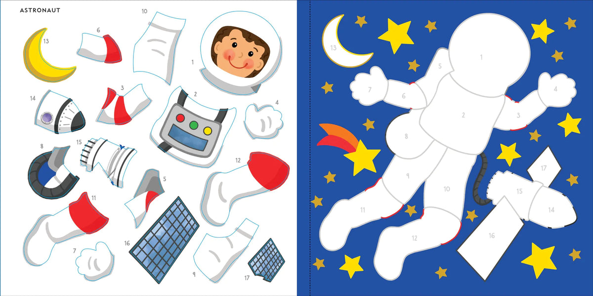 Mi primer libro de colorear con pegatinas: El espacio exterior