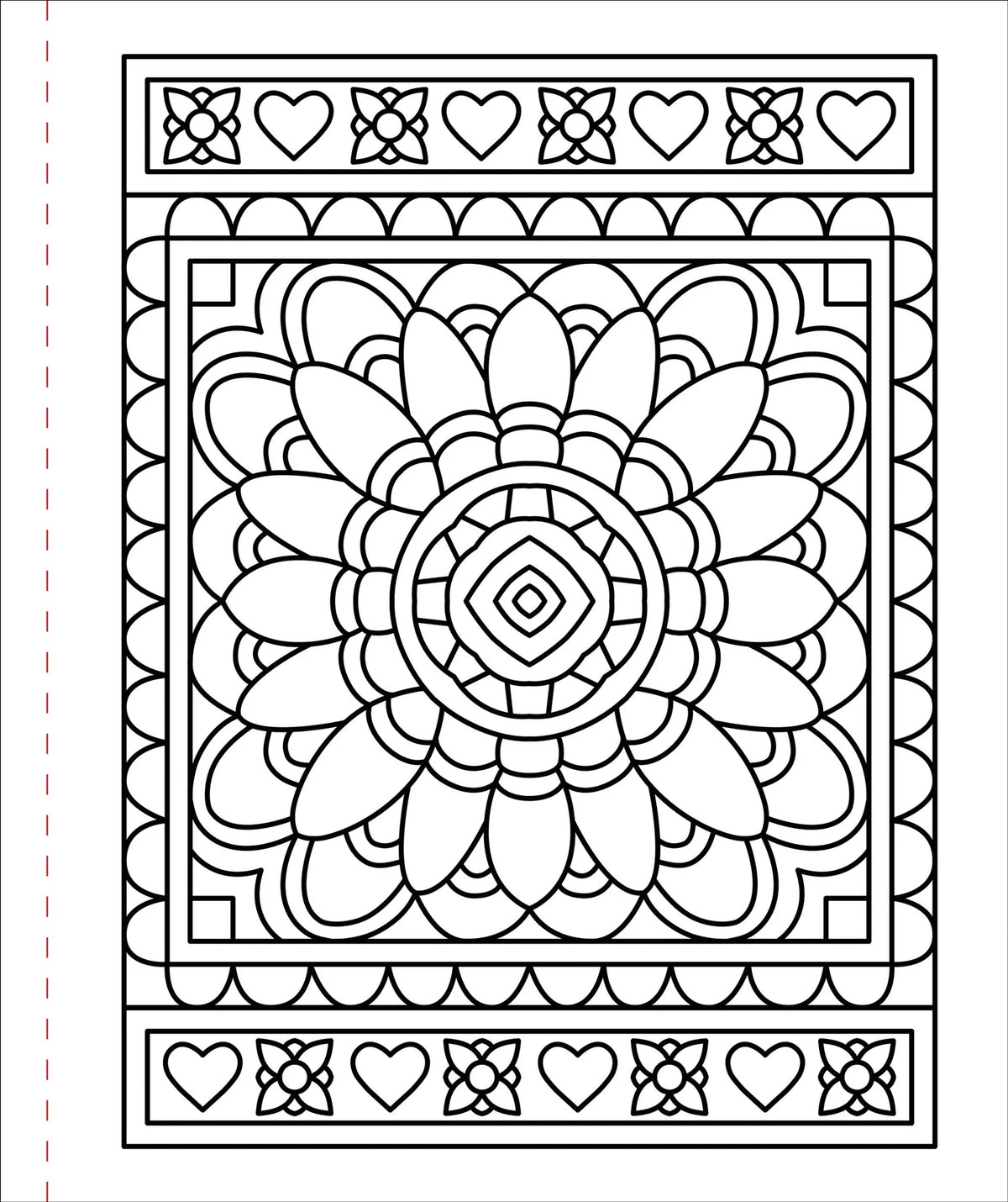 Libro de colorear de letra grande - Pinta para calmarte
