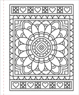 Libro de colorear de letra grande - Pinta para calmarte