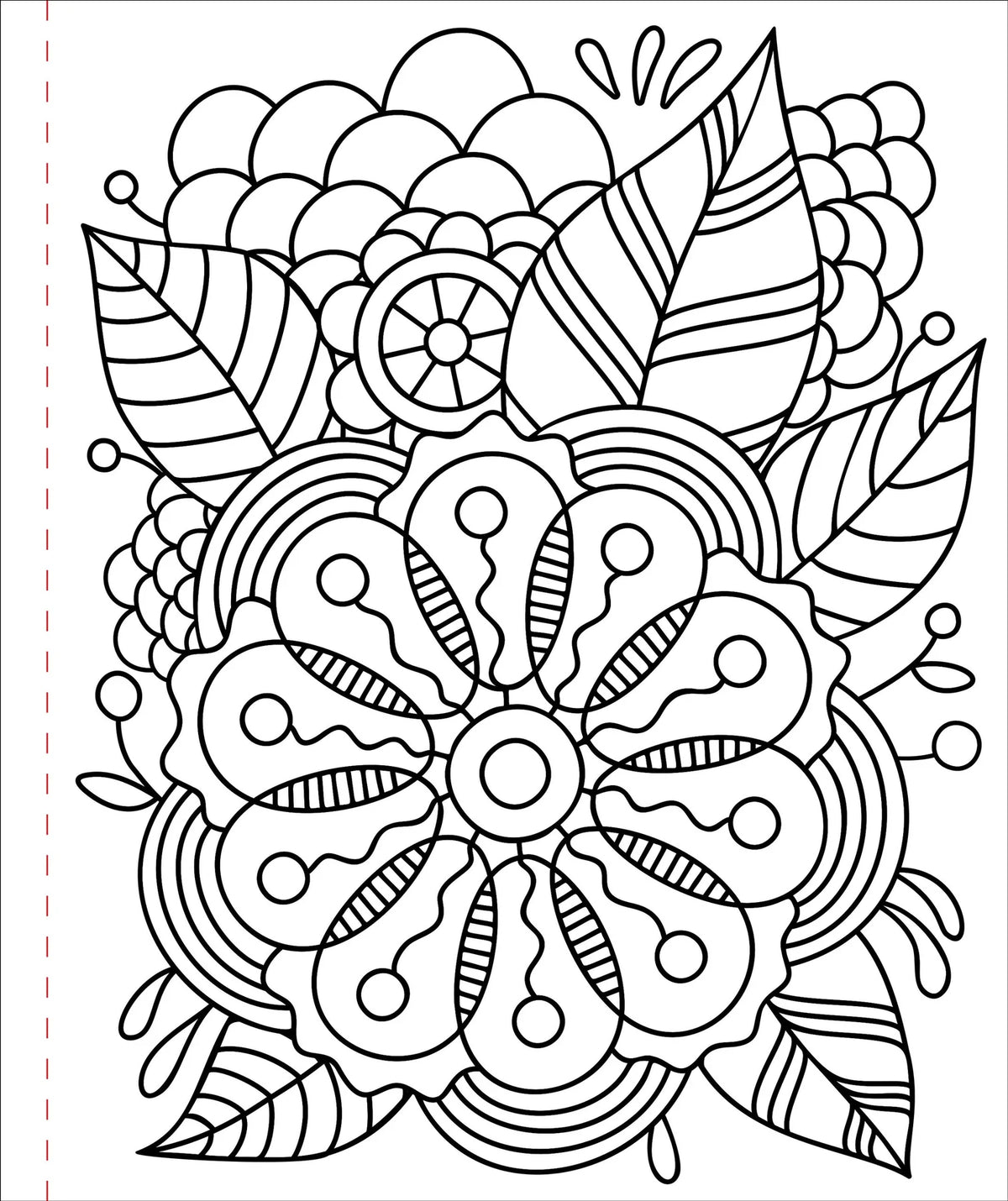 Libro de colorear de letra grande - Pinta para calmarte