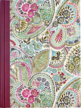 Cuaderno de acuarela con estampado de cachemira