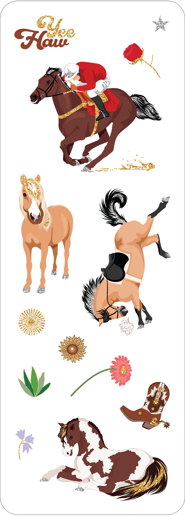 Horses Sticker Set