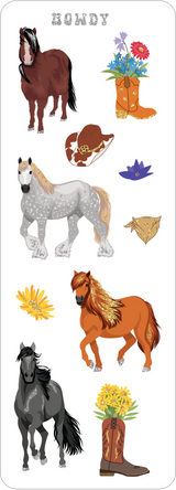 Horses Sticker Set