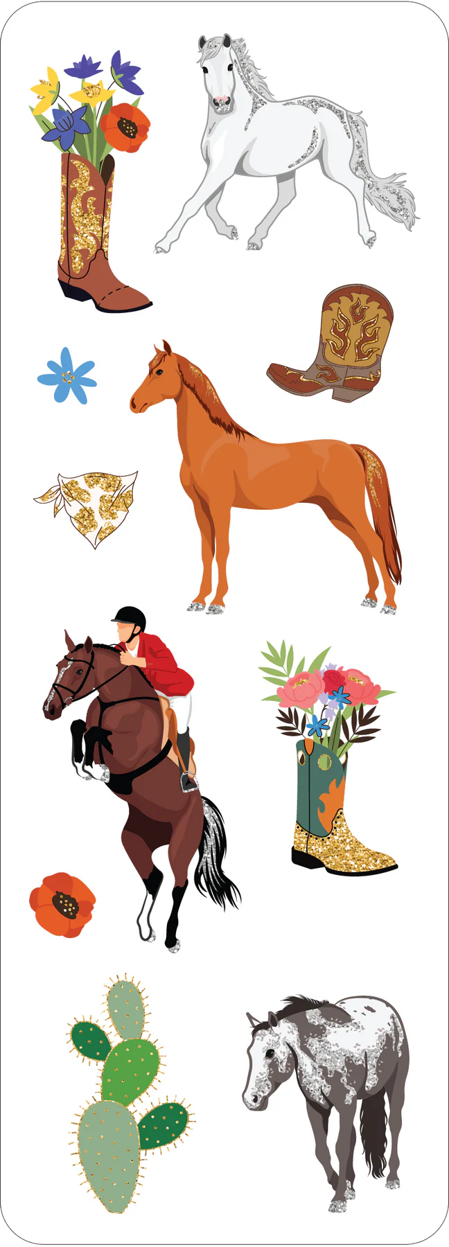 Horses Sticker Set
