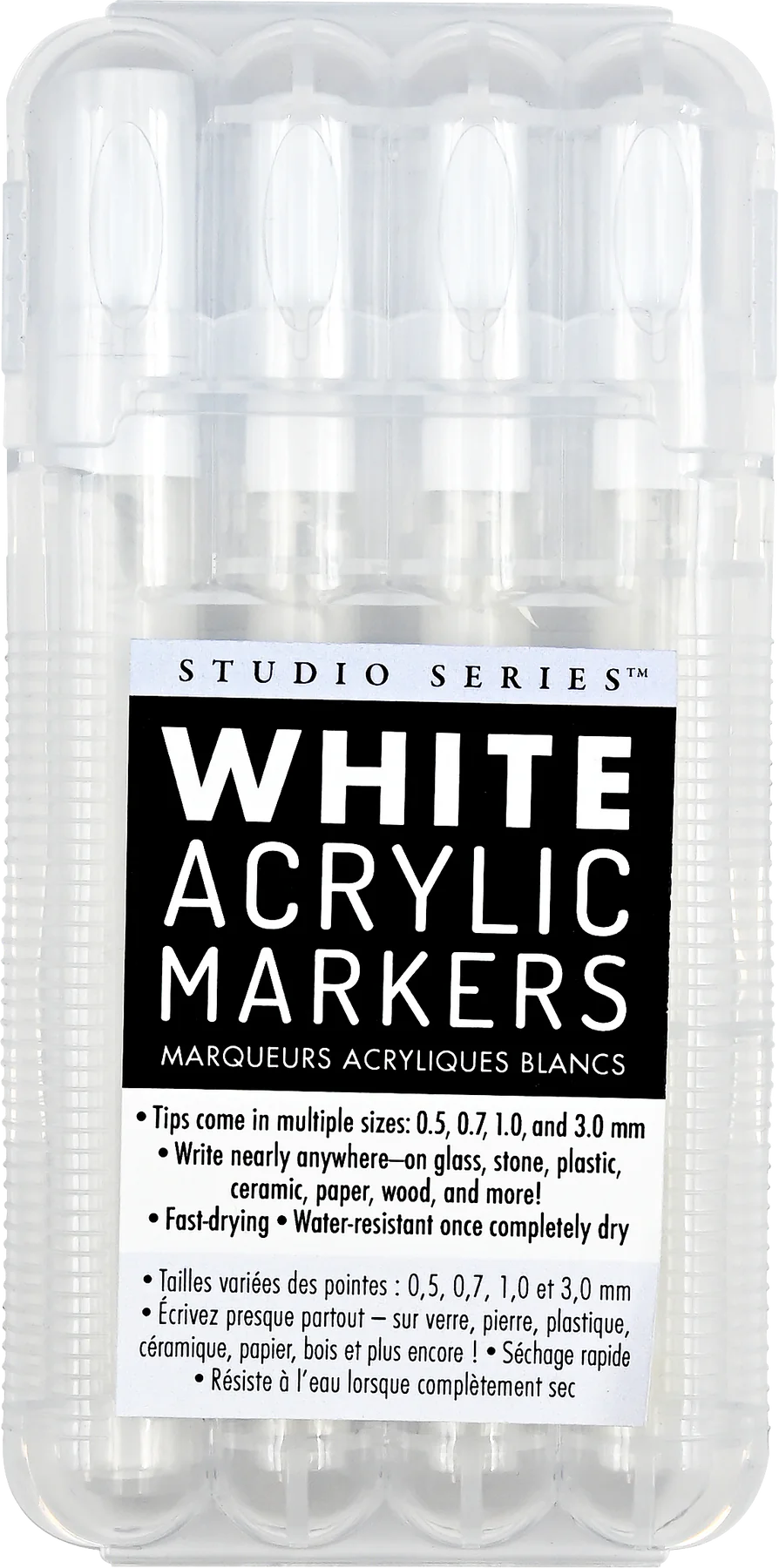 Marcadores acrílicos blancos Studio Series
