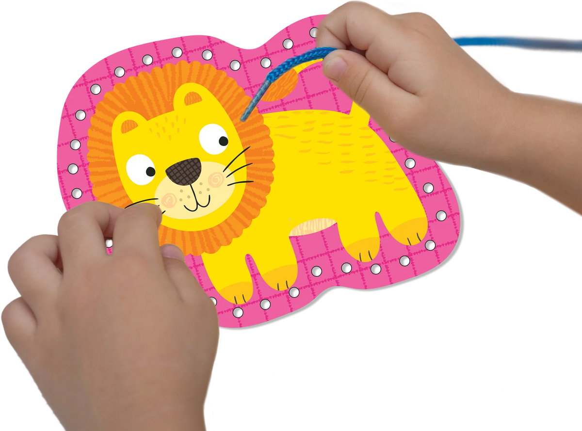 Animals Lacing Cards