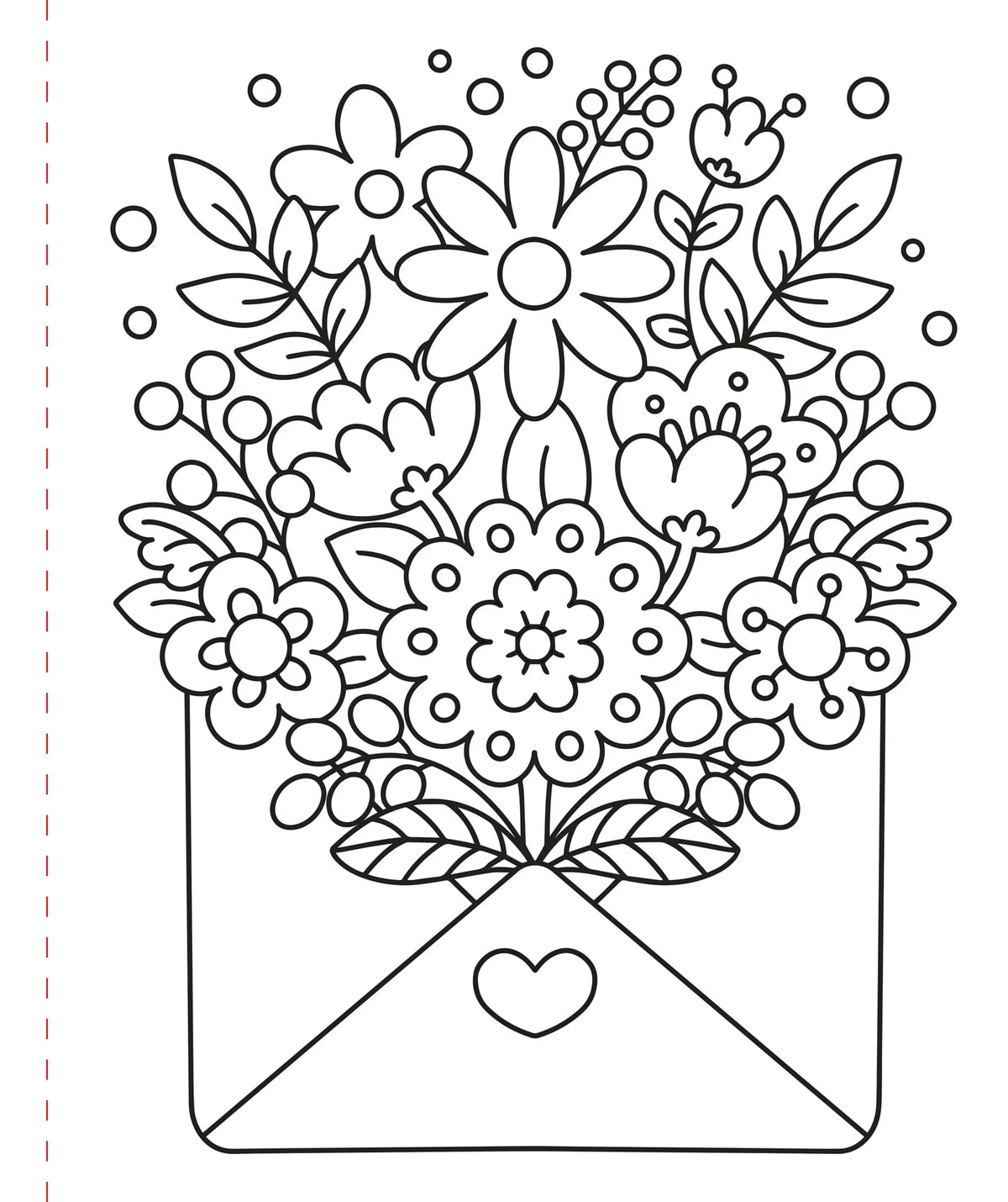 Large Print Coloring Book - Stress-Relief
