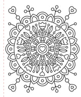 Large Print Coloring Book - Stress-Relief