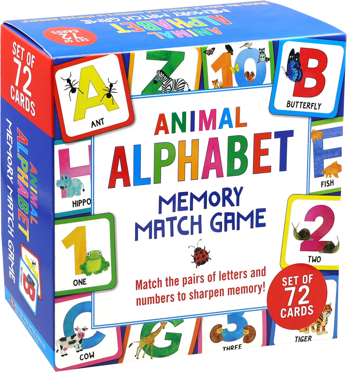 Animal Alphabet Memory Match Game (Set of 72 cards)
