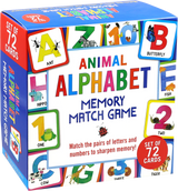 Animal Alphabet Memory Match Game (Set of 72 cards)