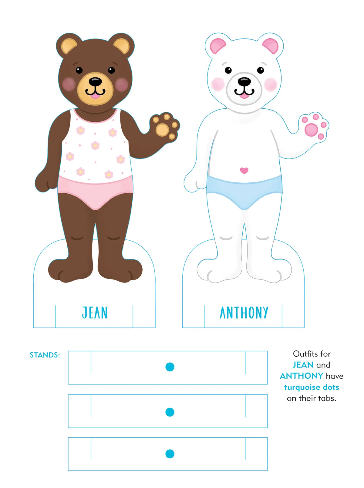 Muñecas de Papel Clásicas de Colección - Beartown