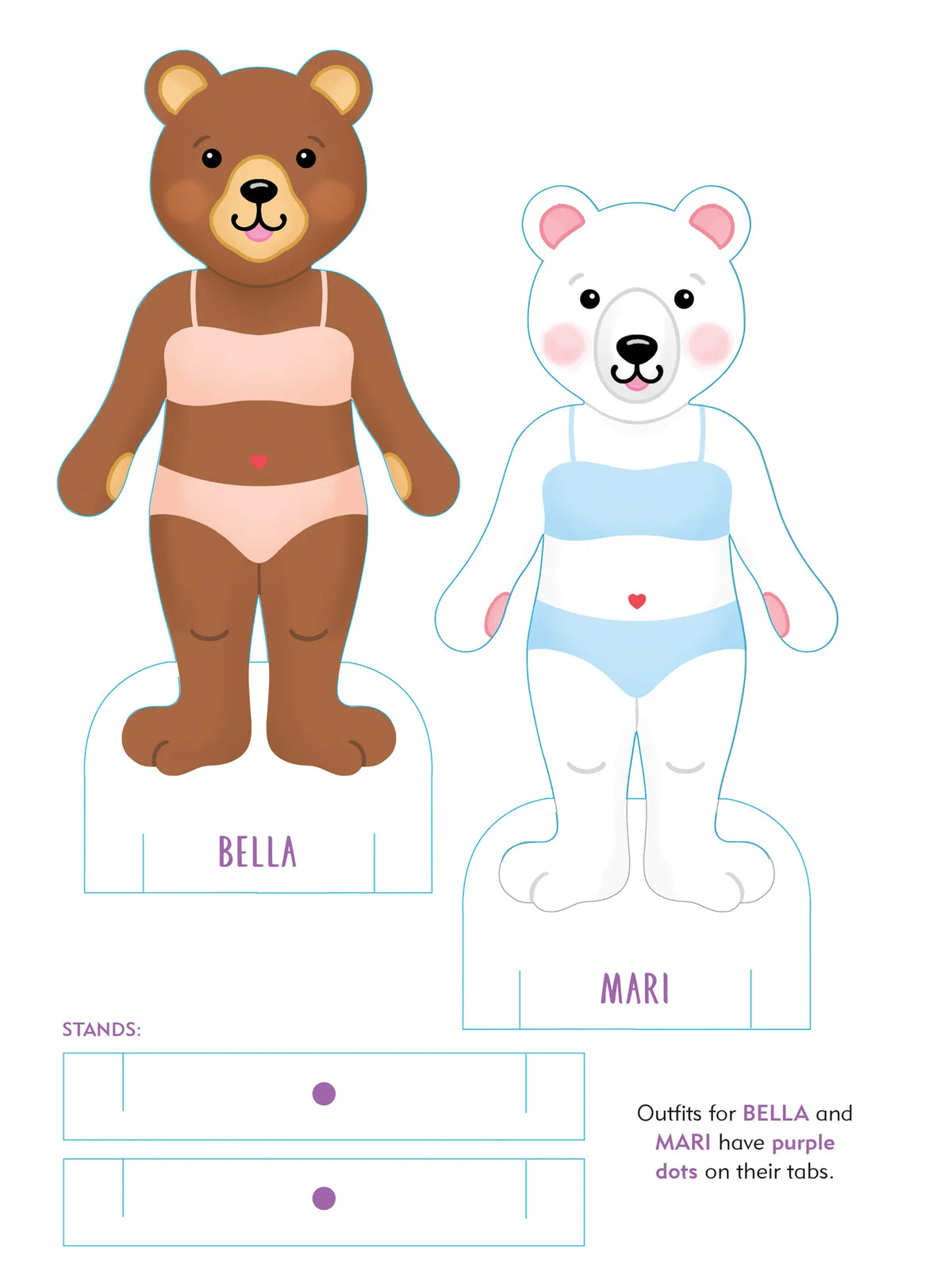 Muñecas de Papel Clásicas de Colección - Beartown
