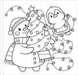 Color Me Cozy Christmas Adult Coloring Book