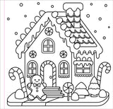 Color Me Cozy Christmas Adult Coloring Book