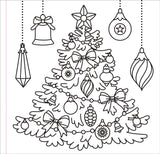 Color Me Cozy Christmas Adult Coloring Book