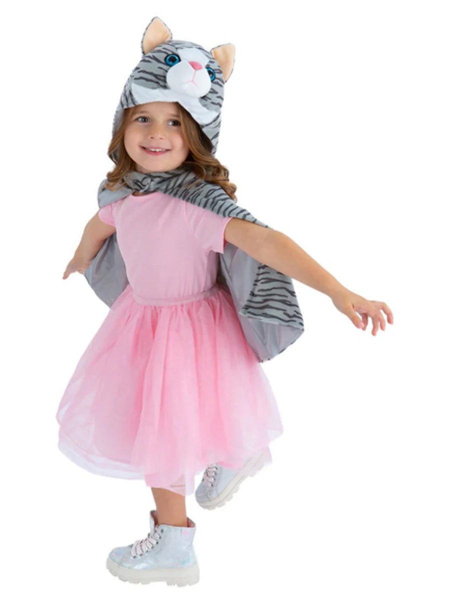 Capa de felpa de lujo para gatito, Niños