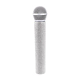 Microphone Rhinestone 9in Party / Costume Age 8+ Silver