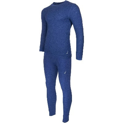 Conjunto térmico de 2 piezas para hombre, azul marino