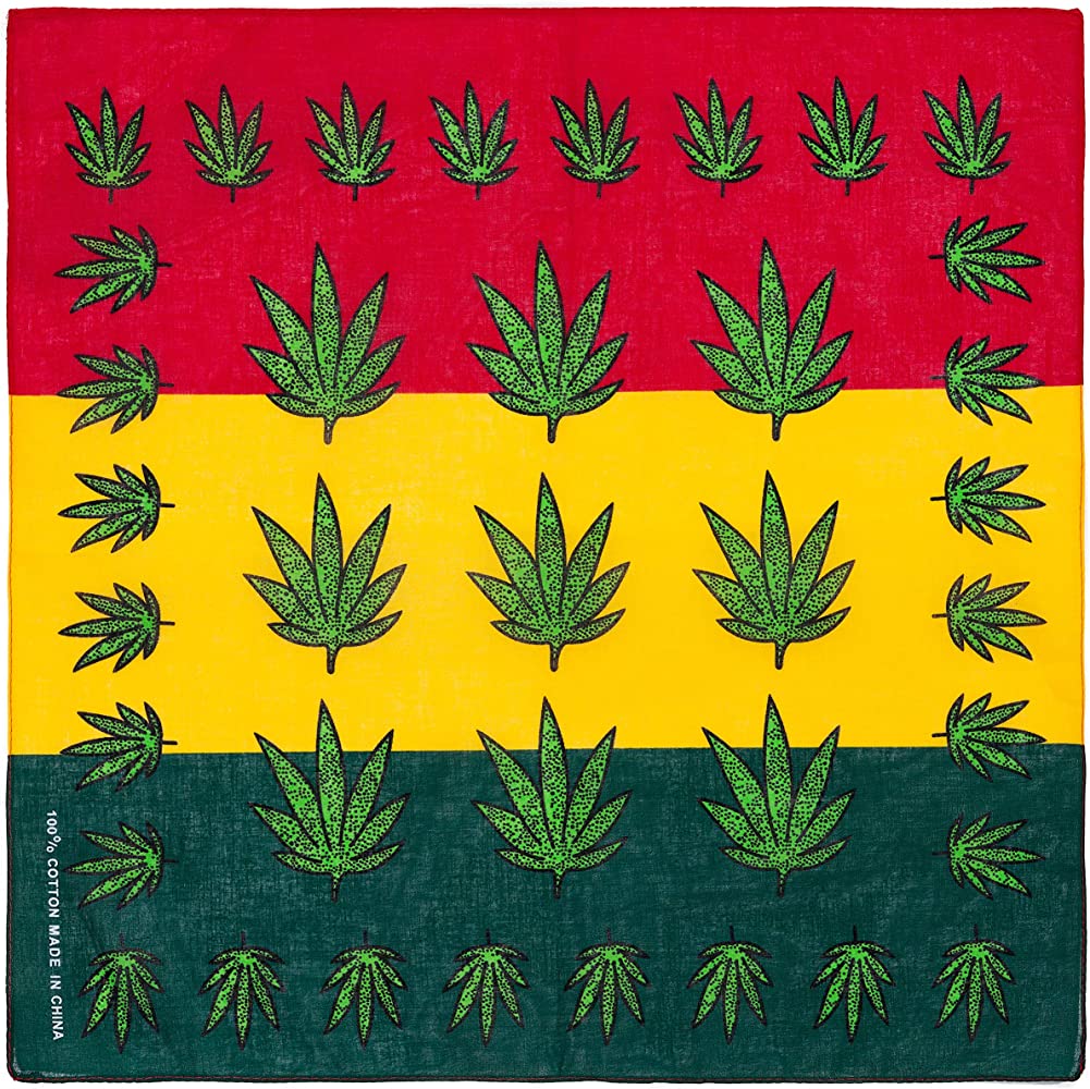 Rasta Colors with Pot Leaves