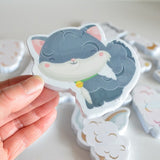 Colour Changing Bath Stickers Muddy Paws